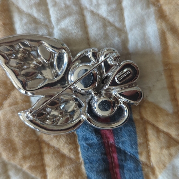 Vintage Eisenberg crystal brooch - Picture 4 of 5